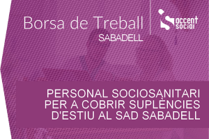 Oferta laboral sociosanitaris SAD Sabadell 600x400